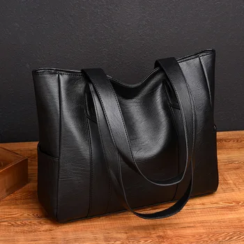 Чанти, Дамски Чанти Дизайнерска чанта-тоут Голям капацитет на Известната марка за Кожени чанти през рамо за жени Bolsos Mujer