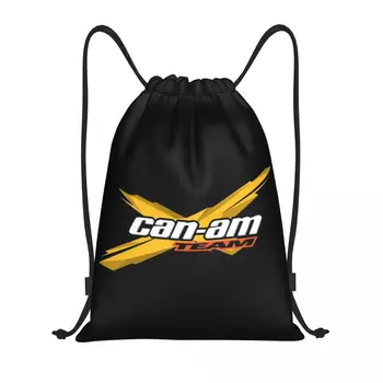 Can-Am BRP ATV Раница с логото на съвсем малък, Женски Мъжки Раница за Фитнес, Сгъваема чанта за тренировки, чантата