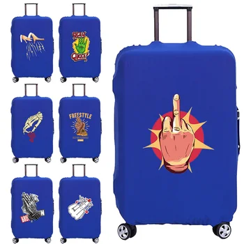 Защитен калъф за багаж, Пътни принадлежности, калъфи за спортни принадлежности, чанта с модерен принтом ръчен труд за 18-28 инчов колички, калъф за куфар