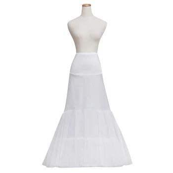 Сватбена рокля Долната пола Вечерна рокля Русалка Бяла базова пола Сватбена рокля Долната пола Аксесоари