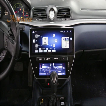 22-Инчов двоен екран на Android 12 за Maserati Quattroporte 2013-2019 Автомобилен GPS навигатор, Мултимедиен плеър, главното устройство Carplay 5G SIM