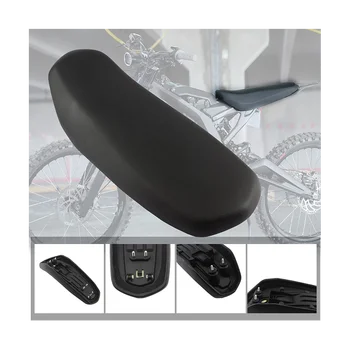 Възглавница за седалка на мотоциклет, Седалка за электровелосипеда за Sur Ron Light Bee X/S Segway X260 X160, Аксесоари - черен