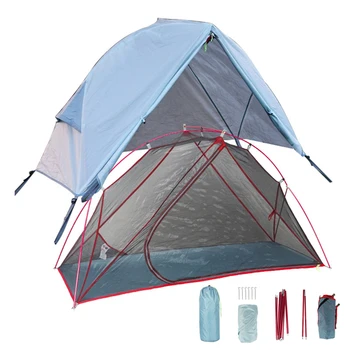 Двупластова Туристическа палатка, кошче за Спане, Лека Туристическа Палатка На открито, Водоустойчиви Слънцезащитни палатки