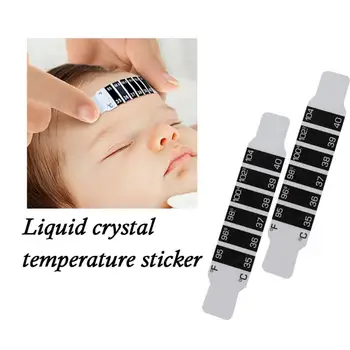 Стикер с температура на челото на детето, Термометър с LCD дигитален дисплей, стикер с температура за деца, Инструменти за грижа за детето