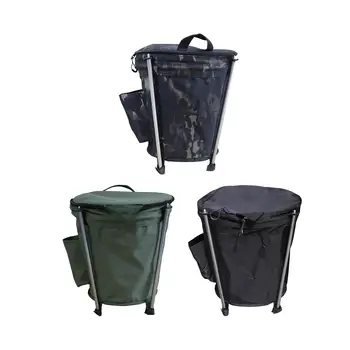 Градински торба за боклук, Множество укрепване барабани от плат Оксфорд, пътна подреден двор, Сгънати колекция, Градинско кошче за боклук, кош за листа, кофа за боклук