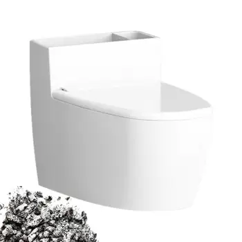 Пепелник във формата на тоалетна богат на функции с капак на Преносим Подвесная стенни поставки за пушачи Резервоар за вода Чаша Декоративен контейнер