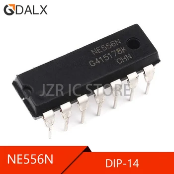 (50 броя) 100% качество на чипсет NE556N DIP-14