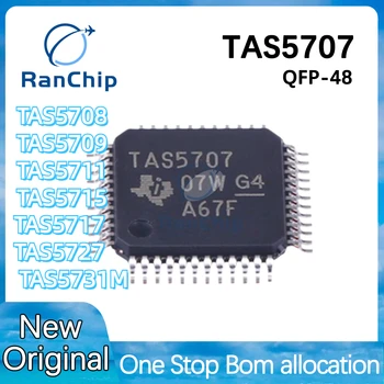 Нов ОРИГИНАЛЕН чип TAS5707, TAS5707L, TAS5708, TAS5709, TAS5711, TAS5715, TAS5717, TAS5727, TAS5731M PHPR QFP48 IC, цифрова аудио храна