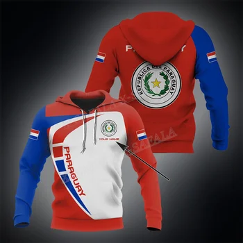Герб Парагвай, карта на хартата, hoody с 3D принтом с цип, мъжки пуловер в стил милитари, hoody, яке с качулка, джърси, спортни костюми-1