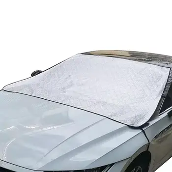 Авто Снежна Покривка Automobile калъф Предното стъкло на сенника Открит Водоустойчив Леден Скреж Автозащита Зимни автомобилни Външни настилки