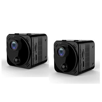 4K Мини WiFi Камера-бавачка с вграден акумулатор, Алармена система за откриване на движение, камера за наблюдение