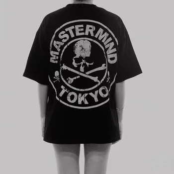 Нова тениска Mastermind TOKYO За мъже и жени, тениска на по-добро качество 1:1, тениска с принтом Разрывающего на черепа, върхове MMJ