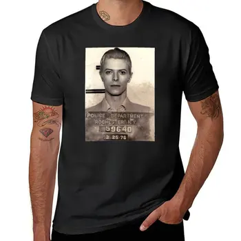 Нова забавна тениска със снимка на Дейвид Буви, эстетичная облекло, тениски с къс ръкав за мъже