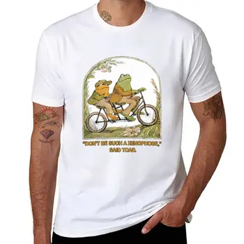 Нова тениска с изображение на жаби, крастави жаби - не бъди толкова ксенофобом, графични тениски, бързосъхнеща тениска, приталенные тениски за мъже