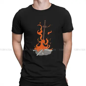Детска тениска на Dark Souls Bonfire Homme, мъжки ризи, Памучен тениска Blusas За мъже
