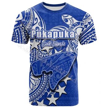 Острови Кук, Полинезийская фланелка за ръгби с 3D принтом от Окото на влакна, Блузи, Летни Тениски, Мъжки Улични къси Панталони, Спортни и Ежедневни риза с дълъг ръкав-3