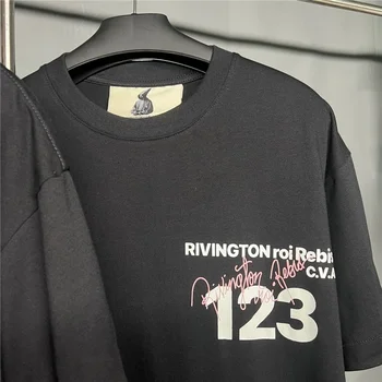 Всекидневен Стил, Летни Блузи с логото на RRR123, Тениски с модел В стил Харадзюку, Графични тениски За Мъже И Жени, тениска на по-Добро качество RRR 123