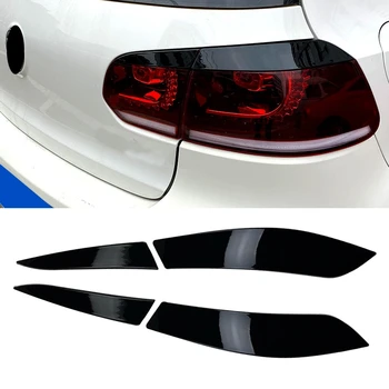 Автомобилна задната част на фара, Тампон за вежди, фарове за светлина, Стикер на лампа за 2009-2012 Golf 6 MK6