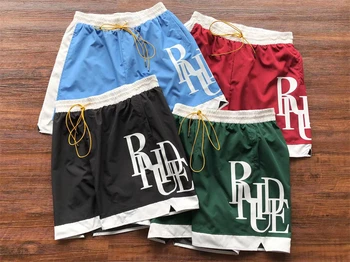 Y2k Цветни шорти с логото на Rhude, Мъжки И Женски на Окото гащички, панталони с бирками