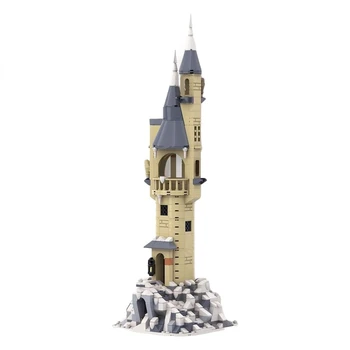 MOC 74348 Вила, Хижа, На Дървото Църква Средновековен Магически Замък Совятня Кула Градивен елемент Комплект Вещица Тухлена Модел Детски Играчки-Пъзели За Подарък