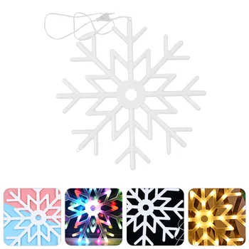 Коледни Светлини във формата на Снежинки, Фестивален Лампа, Коледна Украса, Led Декоративен Дизайн На открито