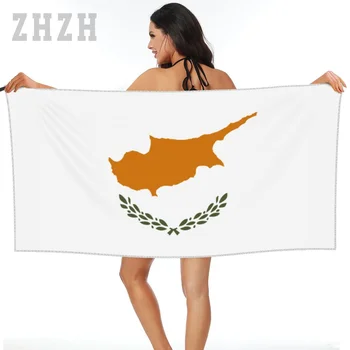 По-дизайн, Емблемата на Флага на Кипър, Кърпи за баня, Бързосъхнеща, Микрофибър, Впитывающая мека вода, Дишаща Плаж, Къпане, Баня