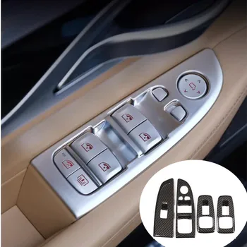 ABS Автомобилен Стайлинг Бутон за Повдигане на Стъкло, Декоративна Рамка Тампон Етикети За BMW 7 Серия, G11 G12 2016-21 Аксесоари За Интериора на Колата