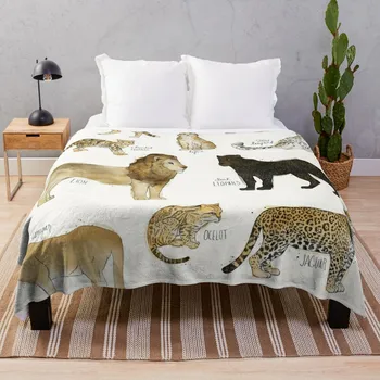 Одеало за диви котки, луксозно утолщенное юрган, одеяла и покривала, лятно Спално бельо, одеала, одеало за диван