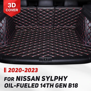 Подложка за багажник С пълно покритие на Nissan Sylphy 14-то поколение B17 На Маслен гориво 2020-2023 21 22, Мобилен Калъф, Аксесоари за Защита на интериора