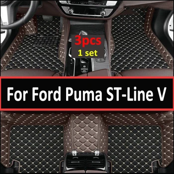 Автомобилни Постелки за Подове За Ford Puma ST-Line V Crossover 2020 2021 2022 Водоустойчив Комплект Автомобилни Постелки Alfombrillas Coche Автомобилни Аксесоари