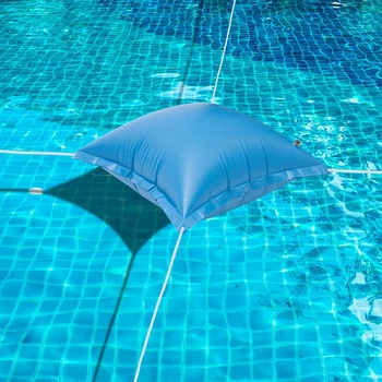 Въздушна възглавница за басейна, Здрава Надуваема Утепляющая възглавница, подкрепа на врата за надземен басейн покритие, аксесоари за плуване