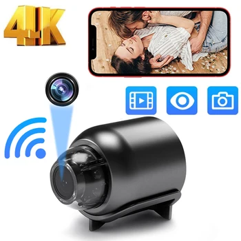 Wi-Fi камера Мини Камери за видеонаблюдение, Защита на Сигурността, Remote монитор за Нощно Виждане, 140 ° Широкоъгълен видео Рекордер за Умни Домове
