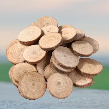100 бр. Дървени парчета Дървени подпори За Фотография Пирография M Log Ръчно изработени САМ Child