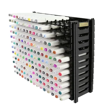 Evemodel 6 или 12-слойный държач за химикалки поставка за съхранение на моливи за артистични дръжки