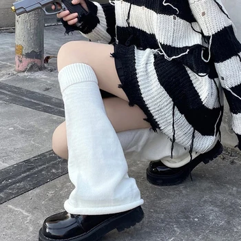 Зимните Гамаши, Черни Аксесоари Gyaru Y2k в готически Стил, терлици в стил Готик Лолита