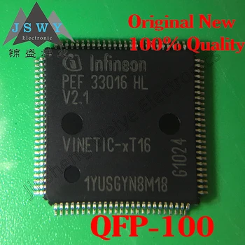 1 ~ 50ШТ PEF33016HLV2.1 PEF33016HL PEF33016 SMT QFP100 MCU на чип за микроконтролера IC Абсолютно Нов В наличност-Безплатна доставка