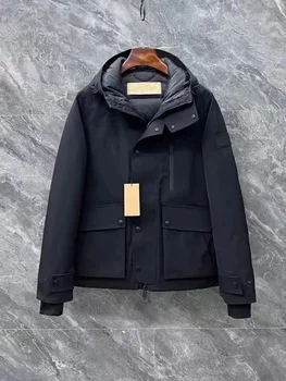22 Есенно-зимни нова яке от полиестер с качулка, ежедневни мъжки naka яке
