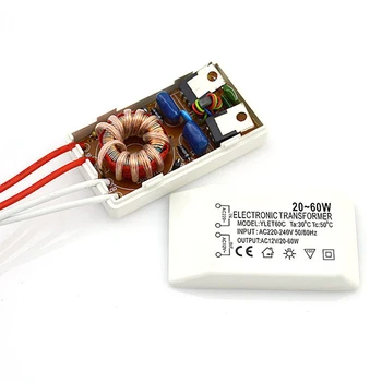 Висококачествена led лампа капацитет от 2060 W от 220 до AC12V Електронен трансформаторный адаптер за димиране и дистанционно управление