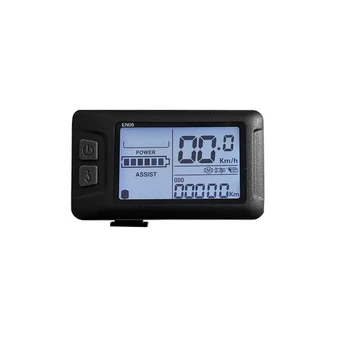 Ebike LCD-EN05 Дисплей за Управление на 24/36/48 за измерване На Скоростта на Кабелната SM Мъжки Аксесоари за Велосипеди
