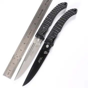 Висока твърдост РУСИЯ HOCC Сгъваем джобен нож за нощуване на открито D2 Нож за оцеляване, тактически ловни ножове, инструменти за плодове EDC