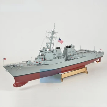 Радиоуправляемая модел на военен кораб, Ракета разрушител клас Navy Burke 1/144 Голям Готов Кораб Модел на Военен кораб