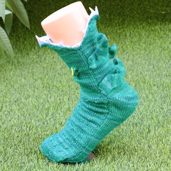 Чорапи със средна дължина, Унисекс, младежки памучни полиестер възли мъжки чорапи с изображение на крокодил, за жени, срокът на годност е ограничен