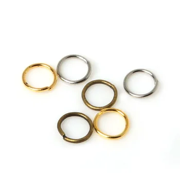 Несваренные пръстени за Скокове от Антични Месинг, открити пръстени за скачане, метално о-пръстен 100 бр./лот