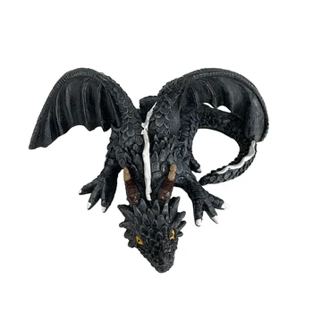 Скулптура на готическия дракон със сложната детайли От смола премиум-клас за колекционери, специална декорация