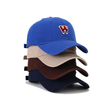Нова лятна бейзболна шапка за мъже и жени, модни универсална шапка в корейски стил, тънък чист цвят, големи шапки с надпис