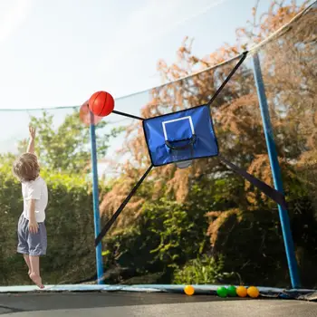 Баскетболното пръстен на мини батут Лесно се Инсталира и Издръжлив за деца, занимаващи се с нырянием, Универсален Откъсване Ръб за игра в Ныряющие врата