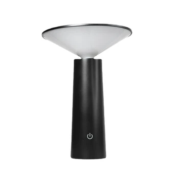 1 Комплект led настолни лампи със сензорен датчик, 3 ниво регулируема яркост, Черен За Настолен декор Спални