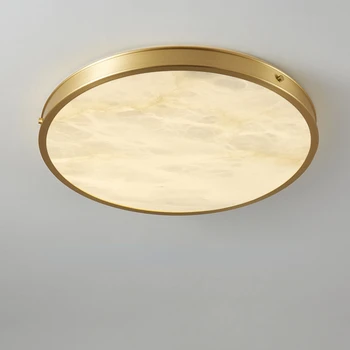 Нов тавана лампа от меден мрамор в китайски стил, предназначен за осветяване на вили в китайски стил