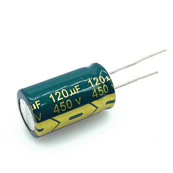 5 бр./лот 120 icf висока честота на низкоомный 450 120 icf алуминиеви електролитни кондензатори Размер 18 *30 mm 20%