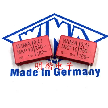 Безплатна Доставка на 5 бр./10 бр. WIMA Германия кондензатор MKP10 250V 0,47 icf 250V 474 470nf P = 22,5 mm